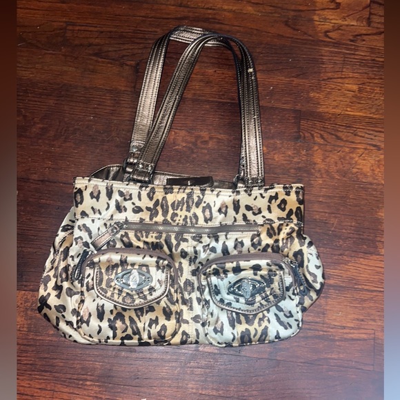 Cheetah Leopard Print Handbag Purse - Picture 4 of 9